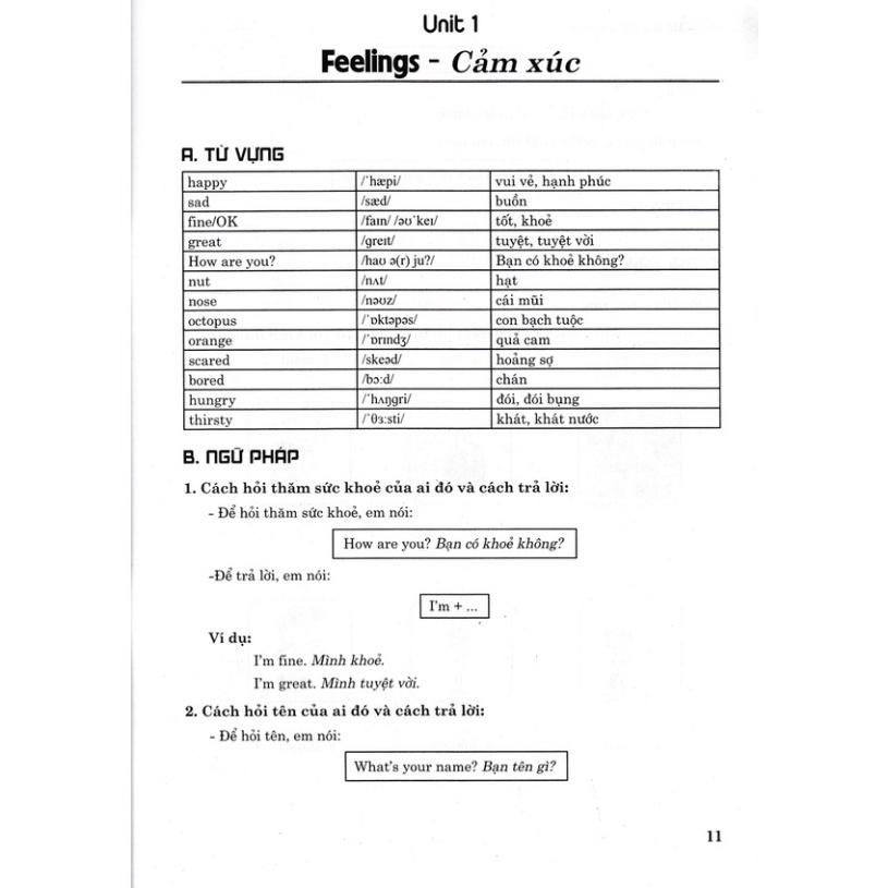 SÁCH - bài tập tiếng anh lớp 2
