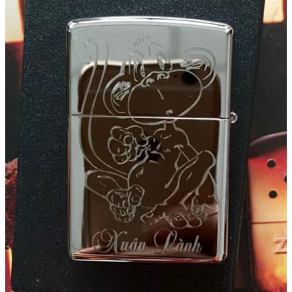 Bật Lửa Zippo khắc KHỈ 03 – Zippo 250.KHI03