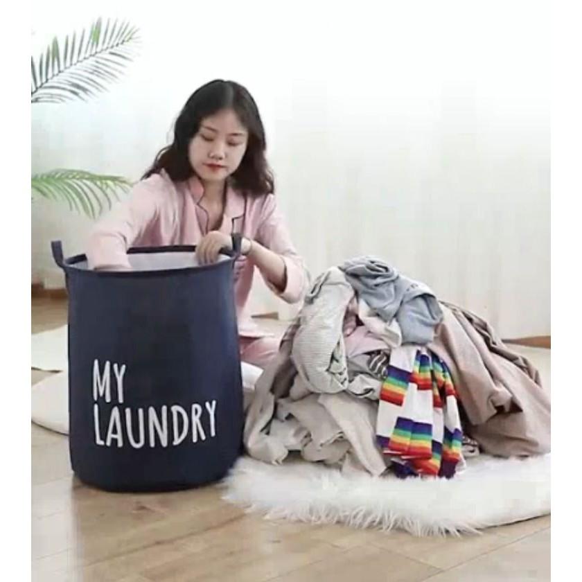 Giỏ Tròn Đựng Quần Áo,Đựng Đồ Chơi , Đựng Đồ Tiện Lợi Không Thấm Nước