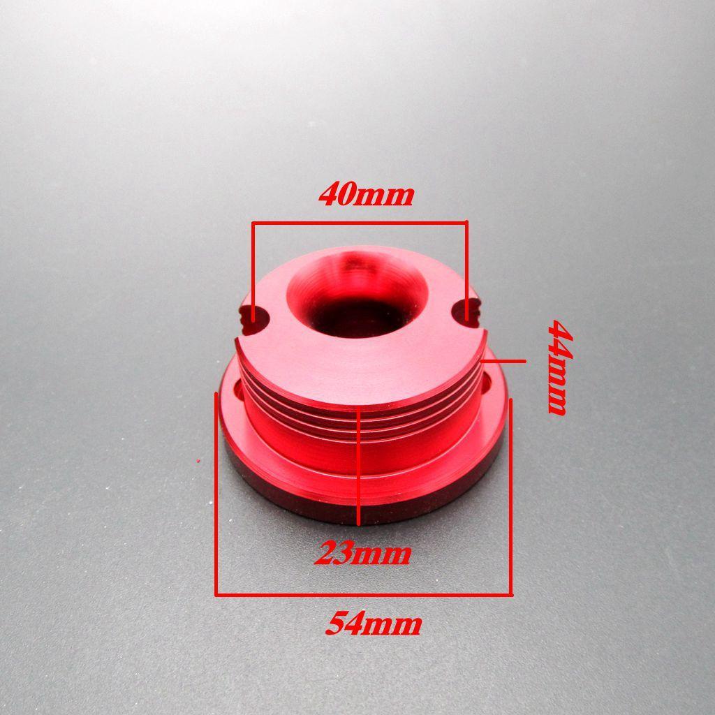 Red CNC 44mm Air Filter Adapter for 2-Stroke 47cc 49cc Pocket Dirt Bike