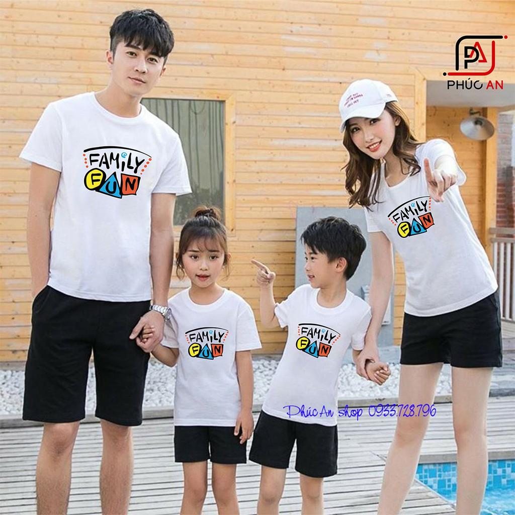 {full size} mẫu áo thun NHÓM, áo phong gia đình HELLO SUMMER cực xinh