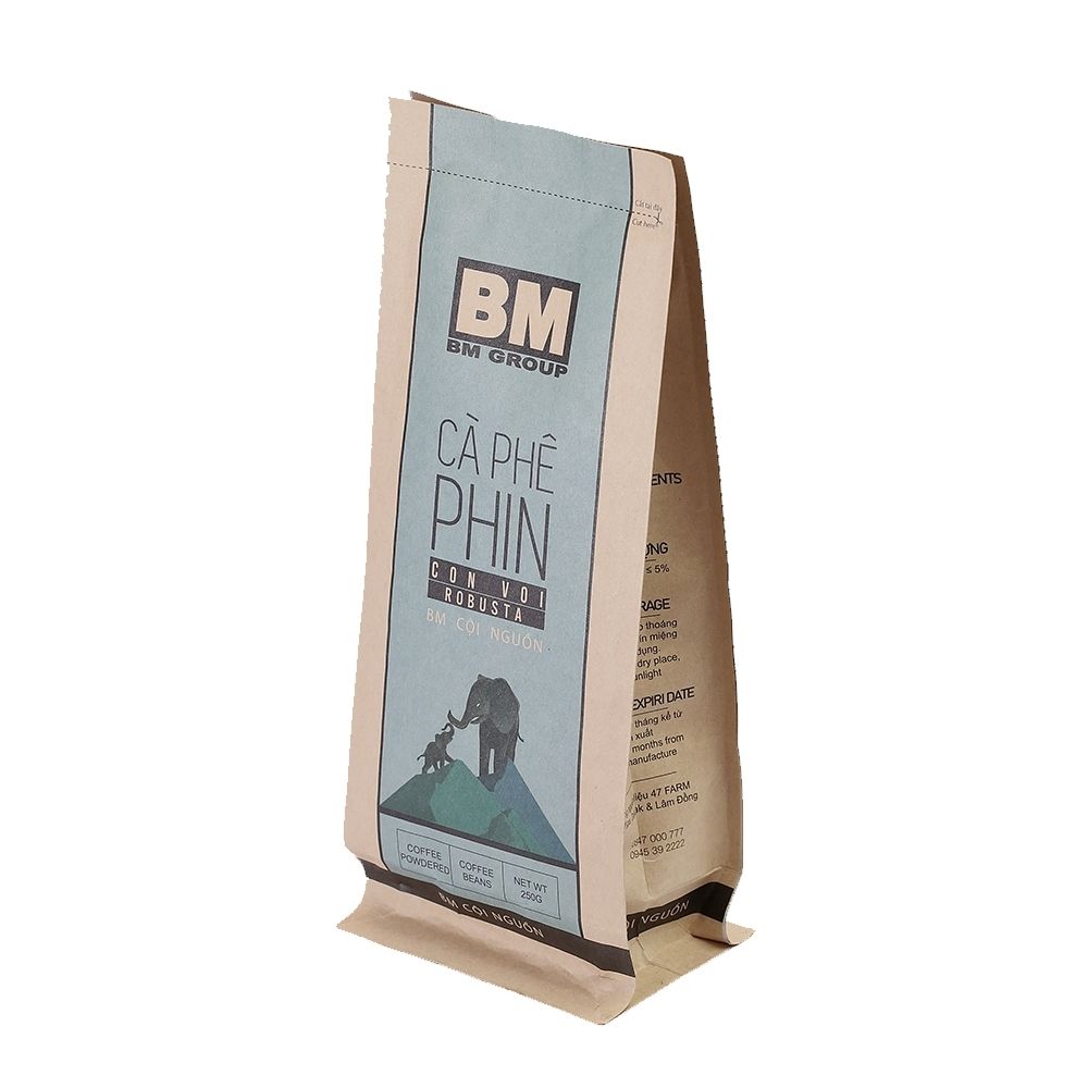 Cà Phê Bột [Gói 250g] Robusta - BM Cội Nguồn- Hái chín - Rang Mộc - Nguyên Chất - BM GROUP