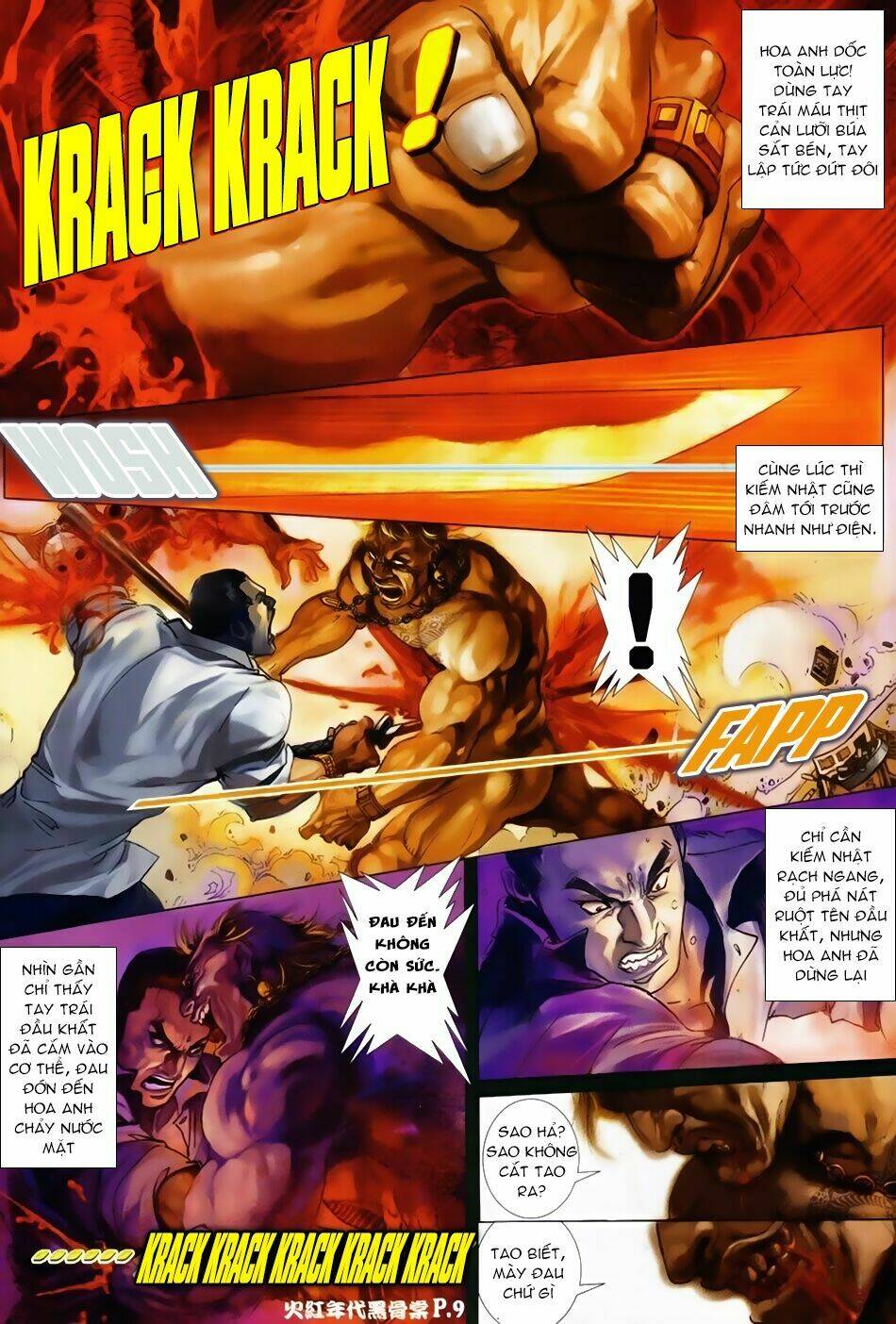 hỏa hồng niên đại hắc cốt đường chapter 3 9