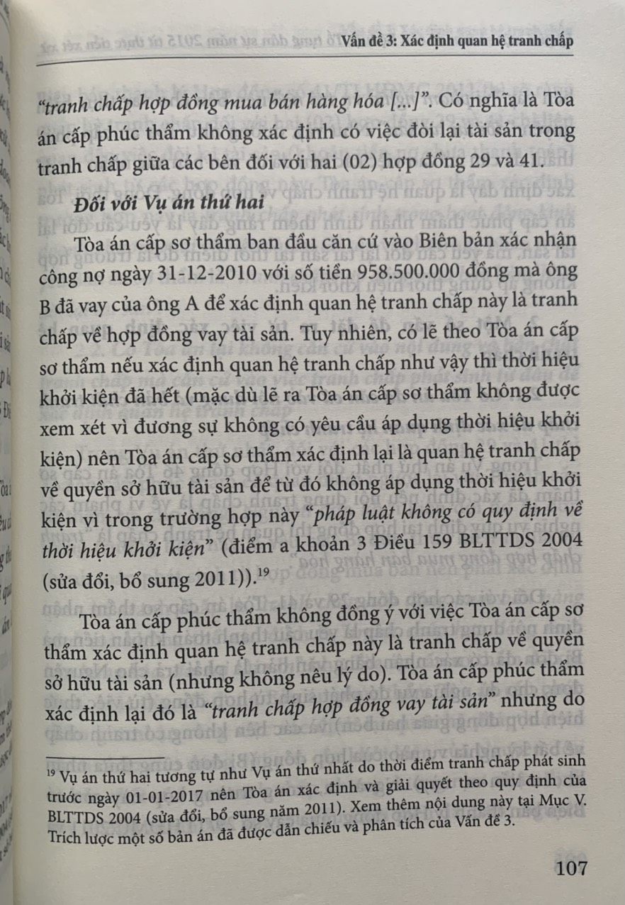 Lý giải một số vấn của Bộ luật Tố tụng dân sự năm 2015 từ thực tiễn xét xử (tái bản lần thứ nhất, có sửa đổi, bổ sung)