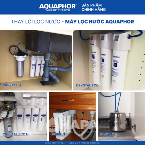 Lõi Lọc Nước AQUAPHOR K7 Thay Cho Máy Lọc Nước AQUAPHOR CRYSTAL H, ECO, ECO H - Hàng Chính Hãng