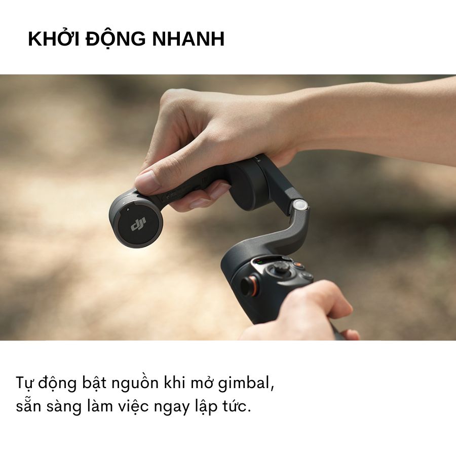 Gimbal DJI Osmo Mobile 6 - Tay cầm chống rung điện thoại với 3 trục ổn định kết hợp khả năng active track 5.0 phiên bản nâng cấp - Hàng nhập khẩu