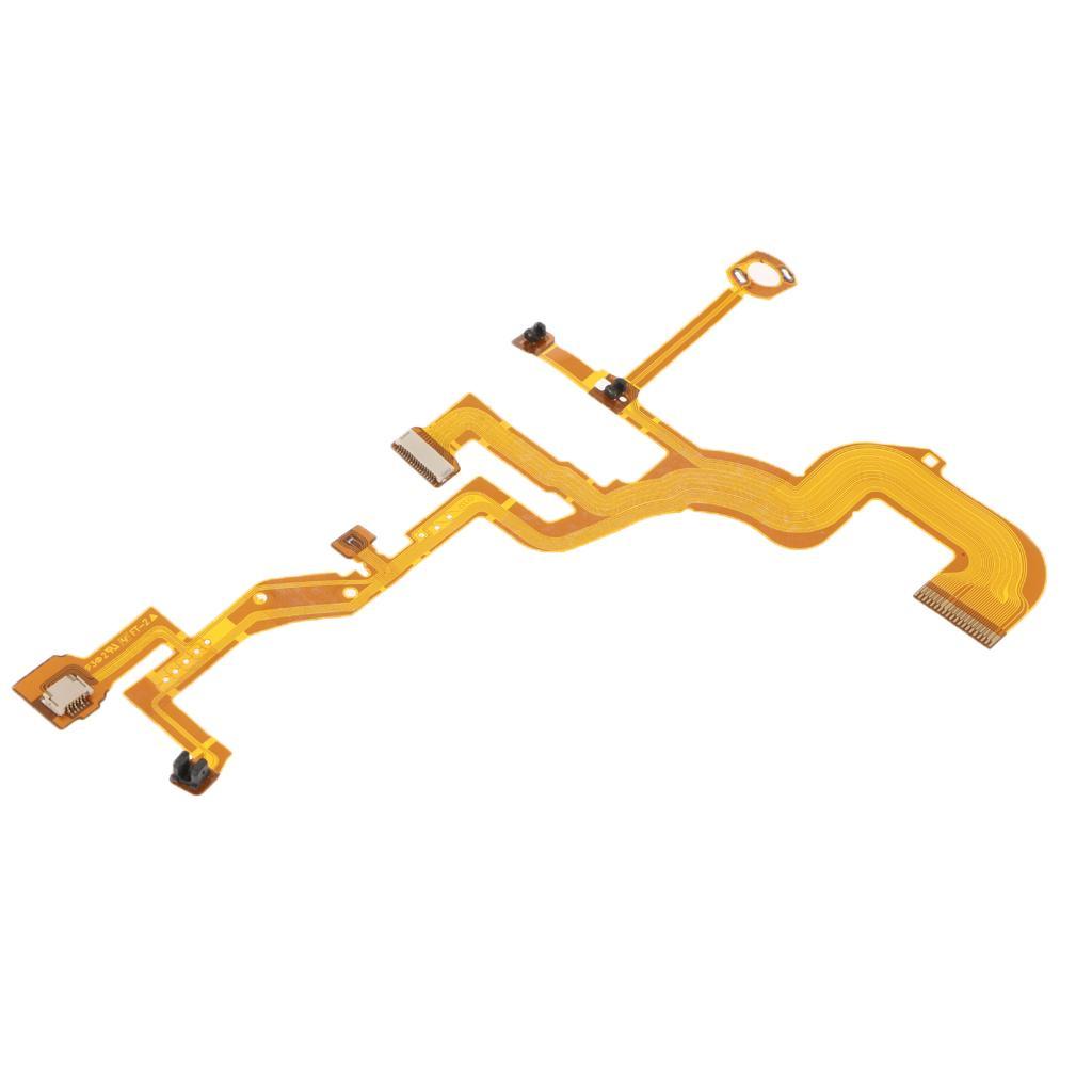 Lens Back Main Flex Cable Ribbon Part for  DSC-WX300 DSC-WX350 w/ Socket