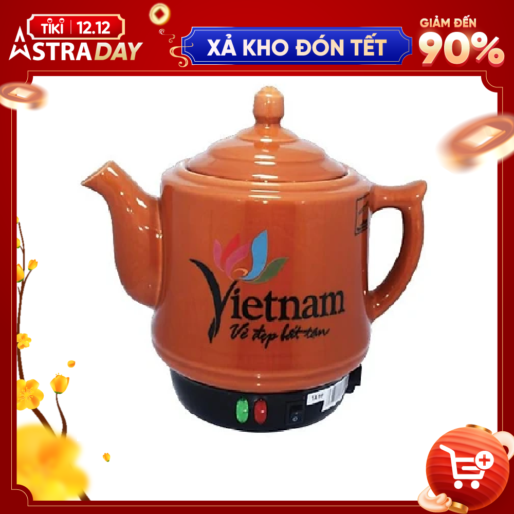 Ấm sắc thuốc Trường An TA68 Nâu - Hàng chính hãng
