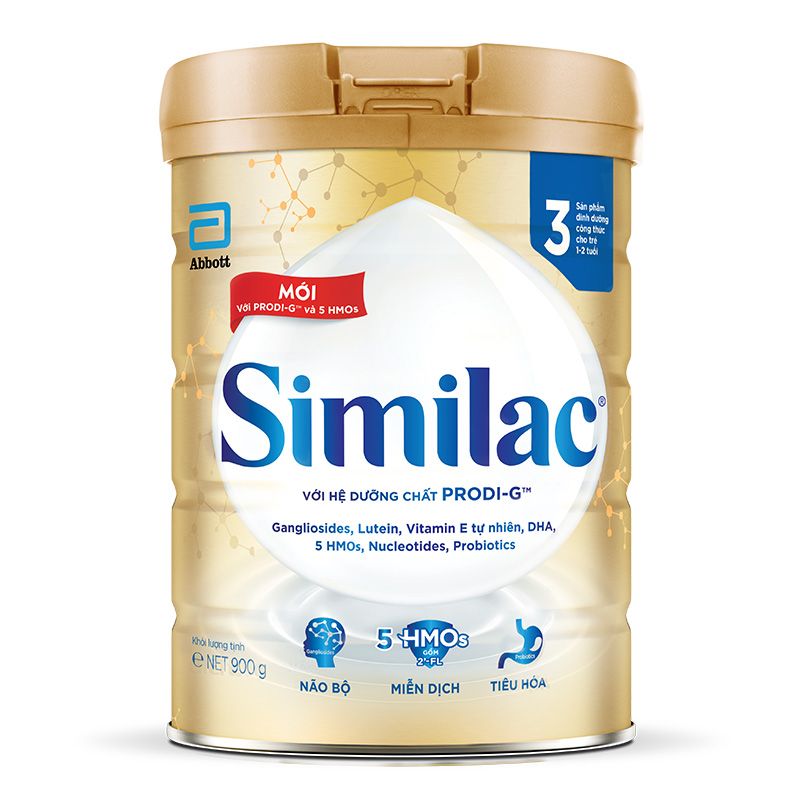 Sữa bột Similac 5G số 3 - 900g (1 - 2 tuổi)