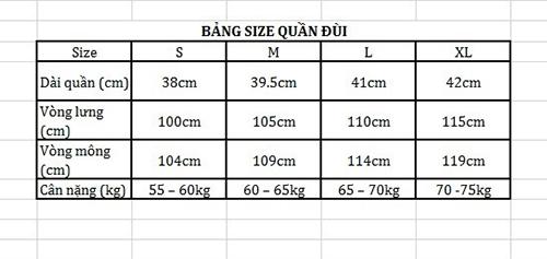 Combo 3 quần đùi nam Novelty màu ngẫu nhiên