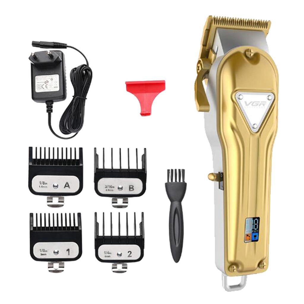 Men Electric LCD Hair Clipper Trimmer Haircut Machine Barber Home Shaver EU