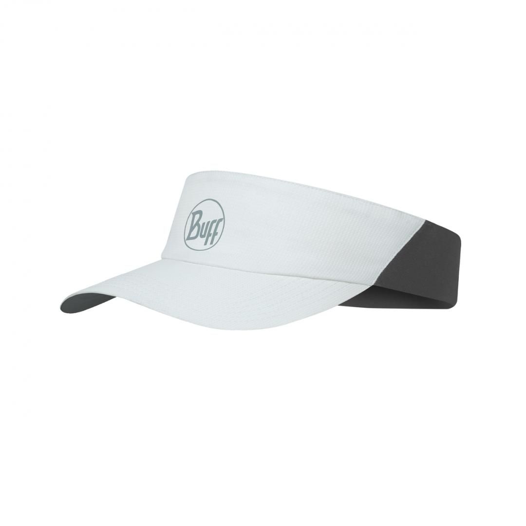 Mũ Chạy Bộ BUFF Go Visor Solid White