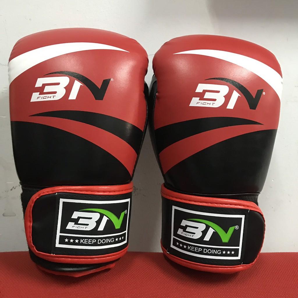 Găng Boxing BN - VN cao cấp mẩu cổ điển tặng 1 cặp băng quấn 4m