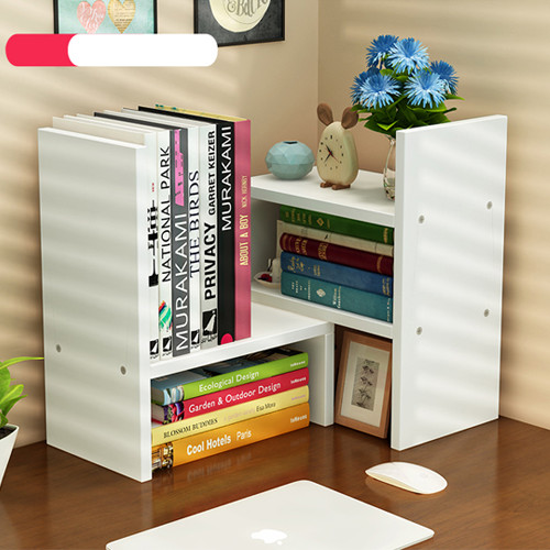 Kệ sách gỗ để bàn văn phòng lắp ghép MS 04