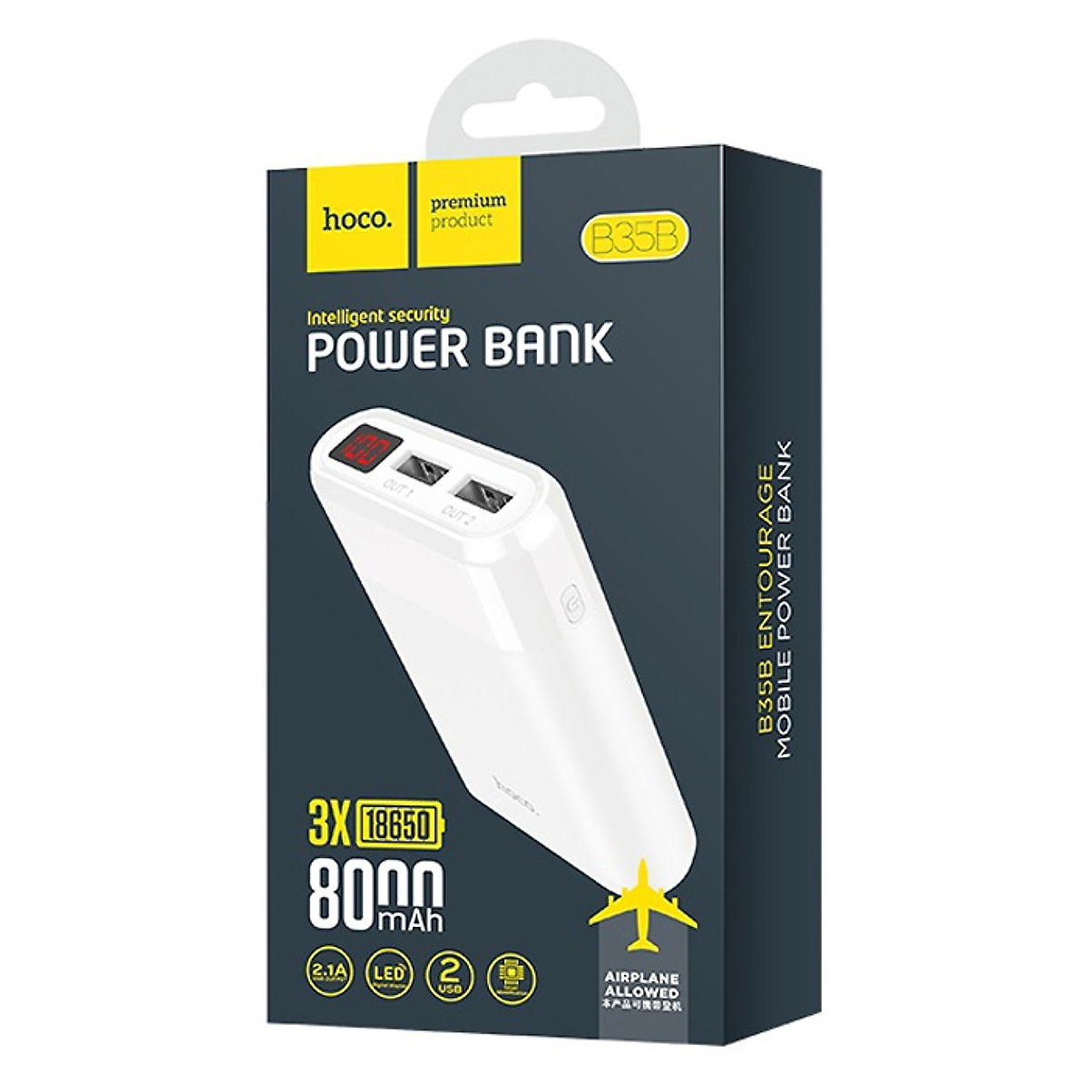 Pin Sạc Dự Phòng Hoco B35B 8000mAh - Hàng Chính Hãng