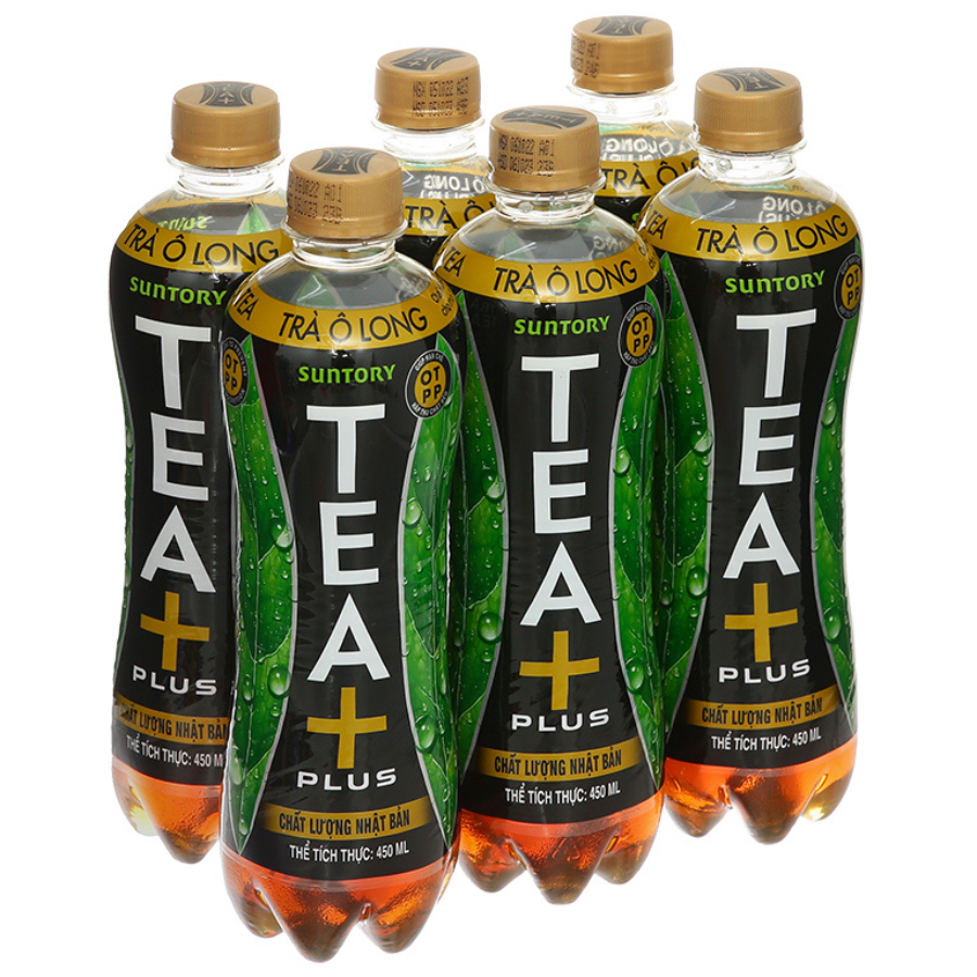 Lốc 6 Chai Trà Ô Long Tea+ Plus