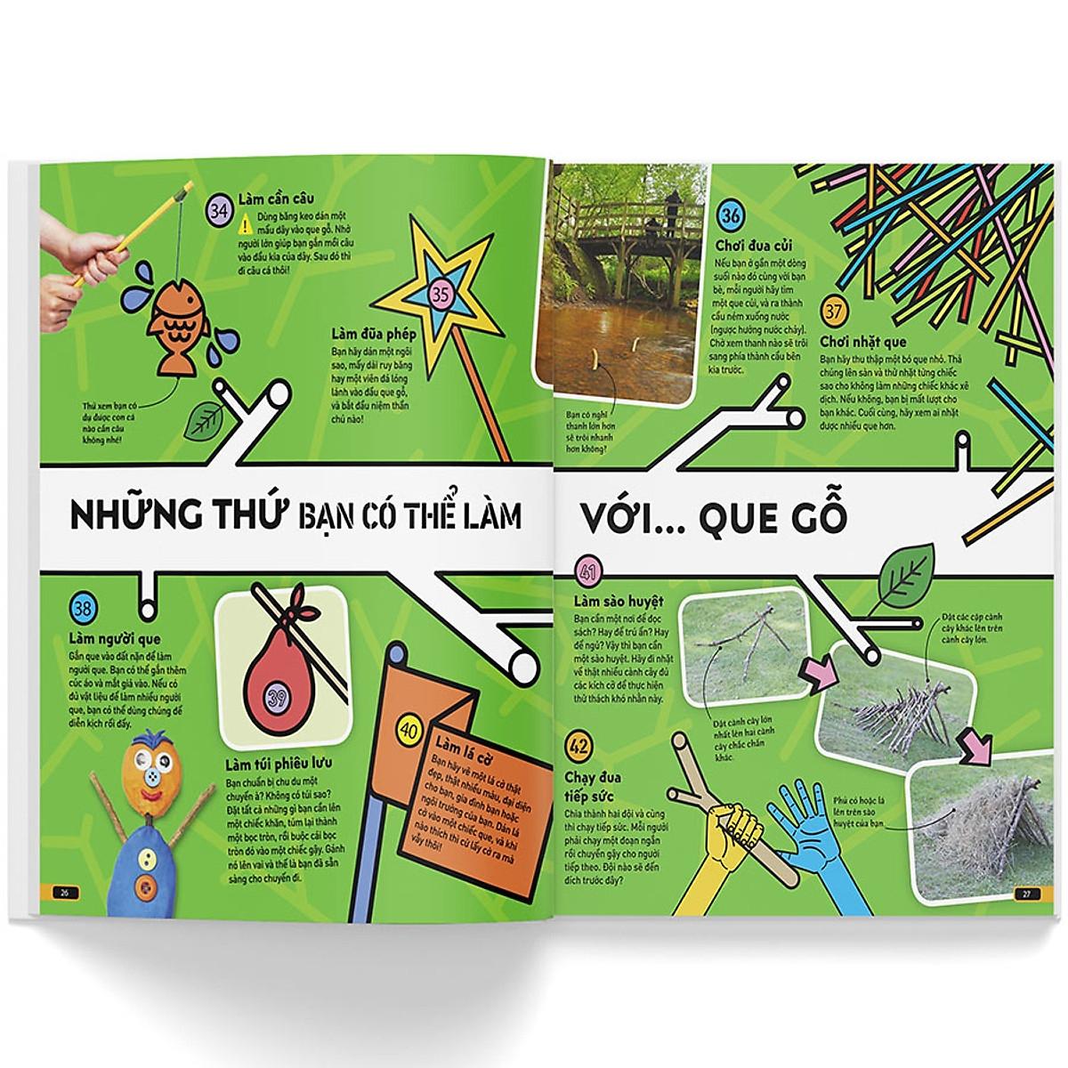 Sách Mở Khoá Trí Tưởng Tượng (Hơn 250 Cách Đập Tan Buồn Chán - Nhiều Ý Tưởng Trò Chơi Và Thủ Công Thú Vị - Kèm Theo Bàn Cờ, Quân Cờ Và Xúc Xắc)(Bìa Cứng)