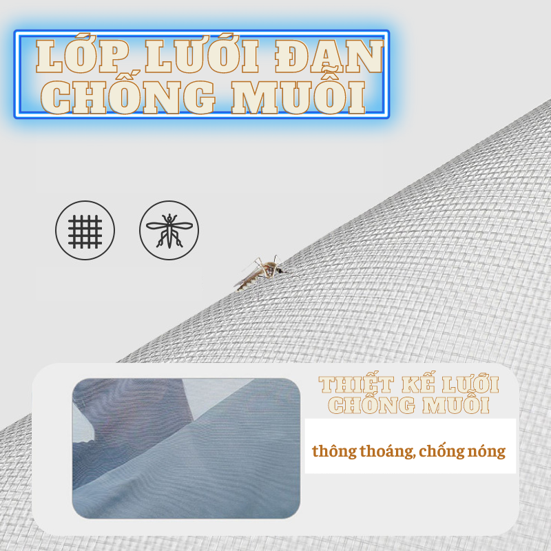 Lều cắm trại 4 người tự bung chất liệu vải 170T chống thấm nước, chống tia UVA kích thước 200 *200*145 cm