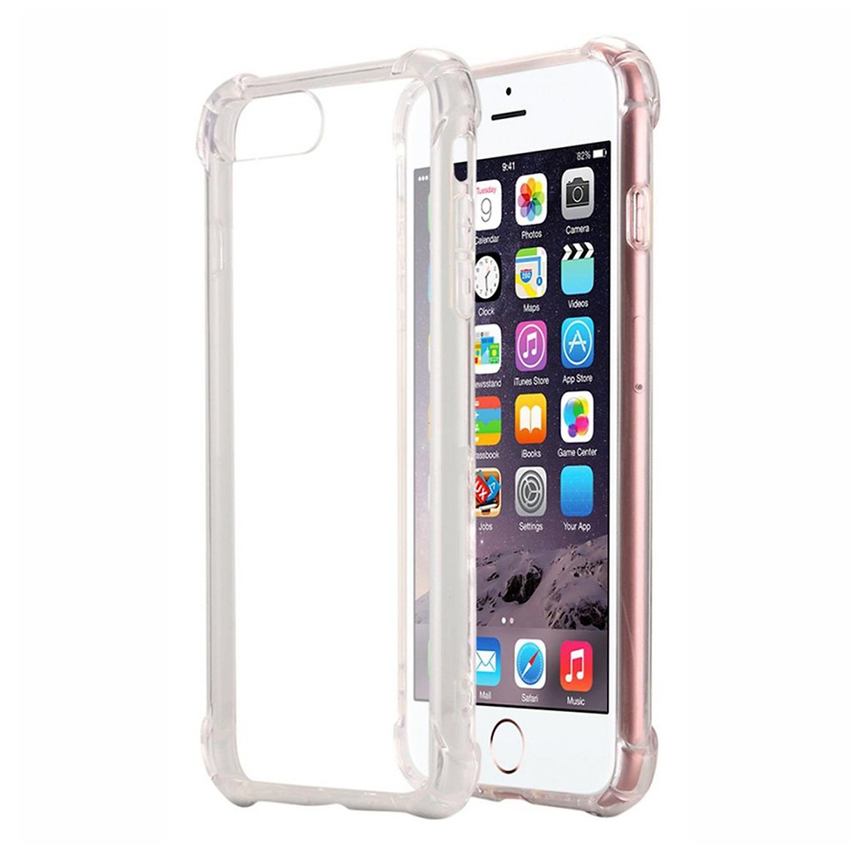 Ốp Lưng Dẻo Chống Sốc Phát Sáng Cho iPhone 6 Plus/6S Plus Dada - Hàng Chính Hãng