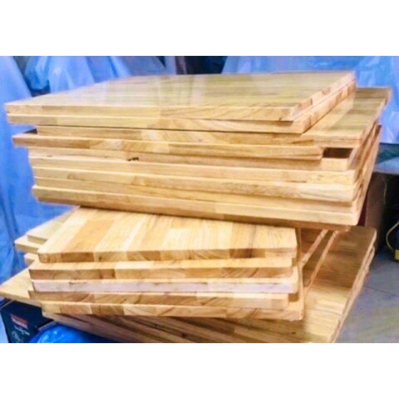 Mặt bàn gỗ cao su kích 50x70