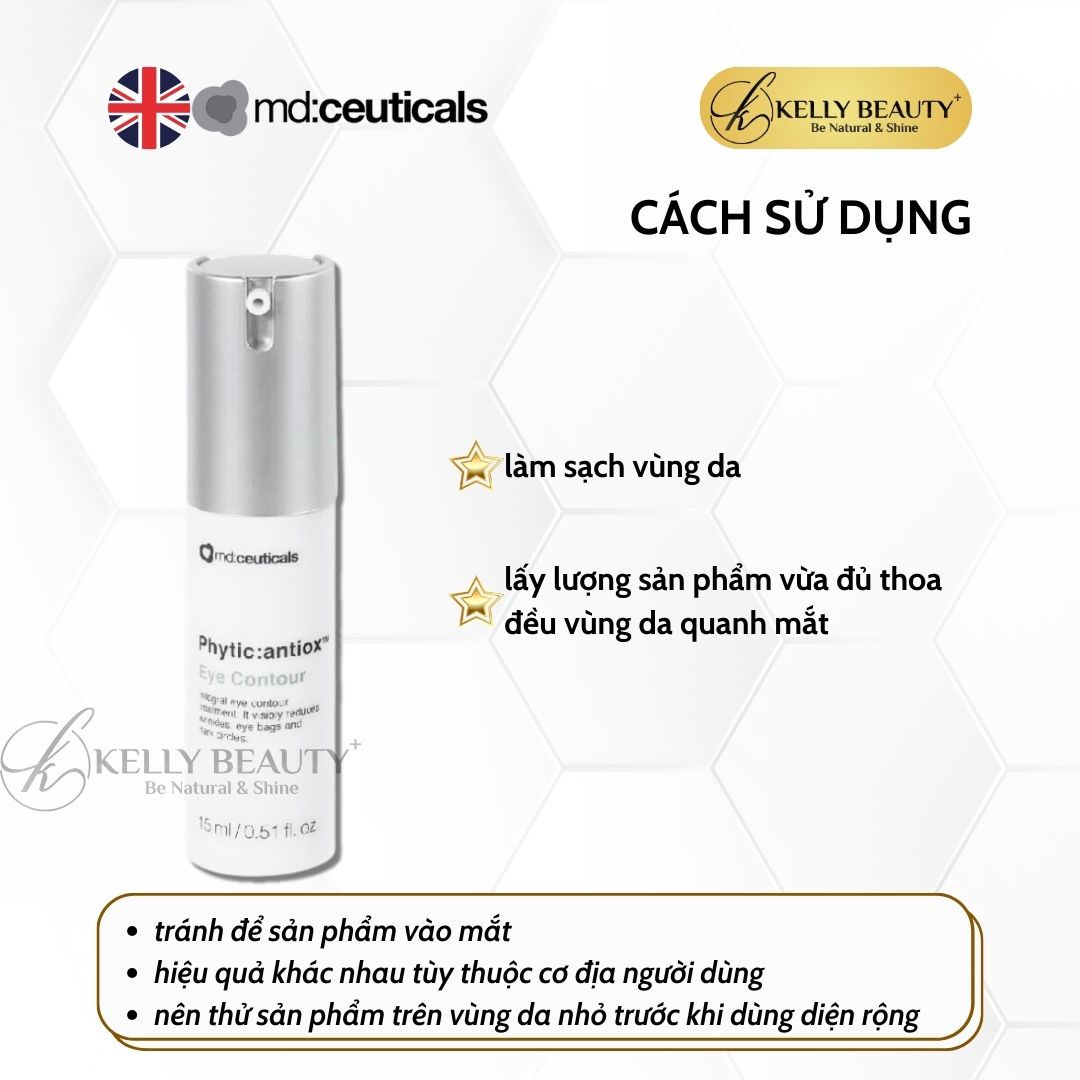 Kem Dưỡng Mắt PHYTIC: ANTIOX Eye Contour - MD:Ceuticals | Kelly Beauty