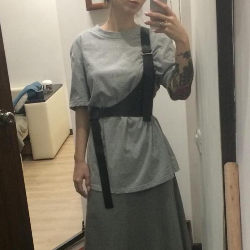 TRODEAM Sexy Da Cơ Thể Mối Ràng Buộc Lồng Điêu Khắc Dây Dây Lưng Dây Nịt Thắt Lưng Thắt Lưng Bông Tai Kẹp Punk Treo Áo