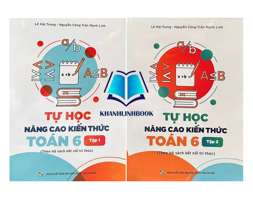 Sách - Combo Tự Học Nâng Cao Kiến Thức Toán 6 - tập 1 + 2 ( kết nối )