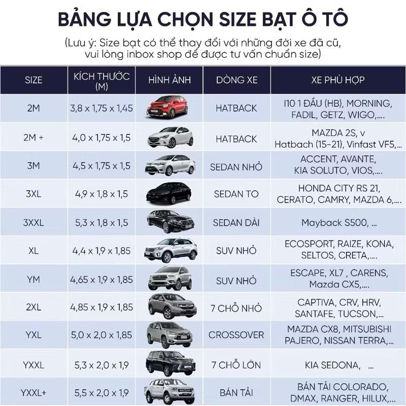 Bạt phủ xe ô tô vải Dù rằn ri chất liệu polyester siêu bền cao cấp chống xước,chống nắng,chống nước