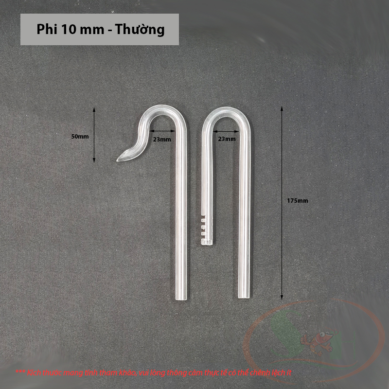 Bộ in out acrylic Ebi-VN phi 10, 12, 16, 20 mm gắn bơm lọc thùng bể cá tép thủy sinh