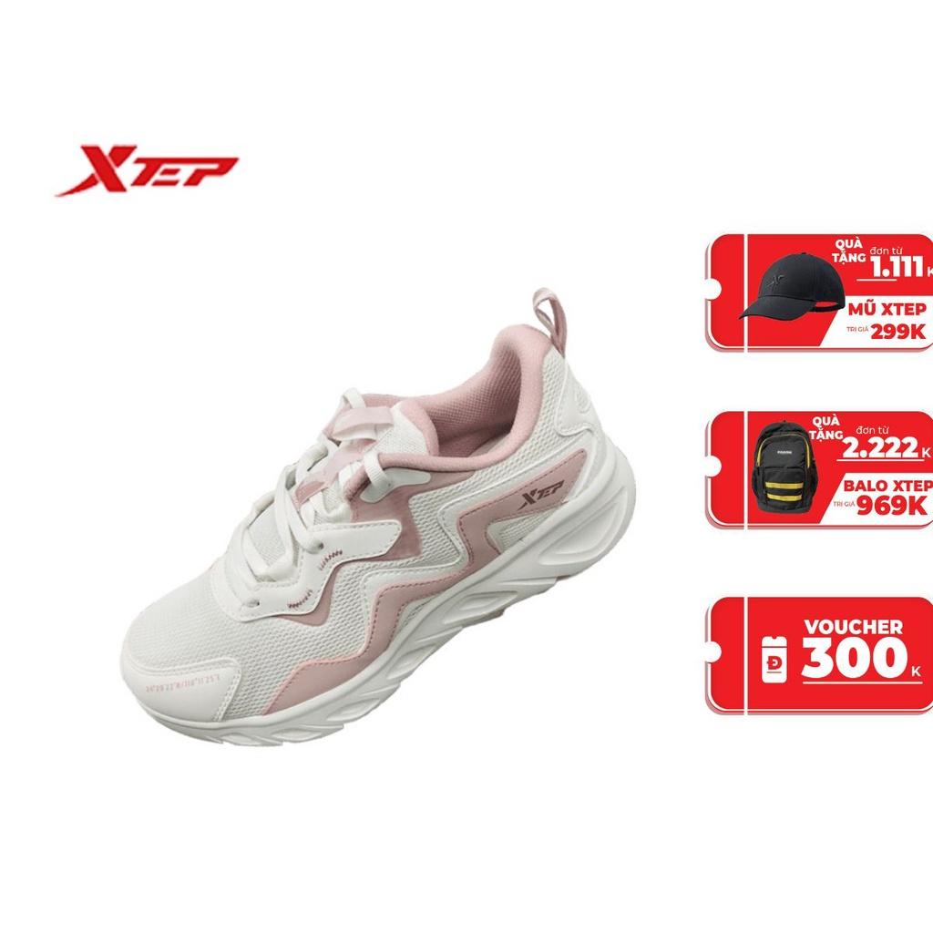 Giày thể thao nữ Xtep sneaker dáng thể thao, Chất Liệu Thoáng Khí, Phong Cách Trẻ Trung 979318110034