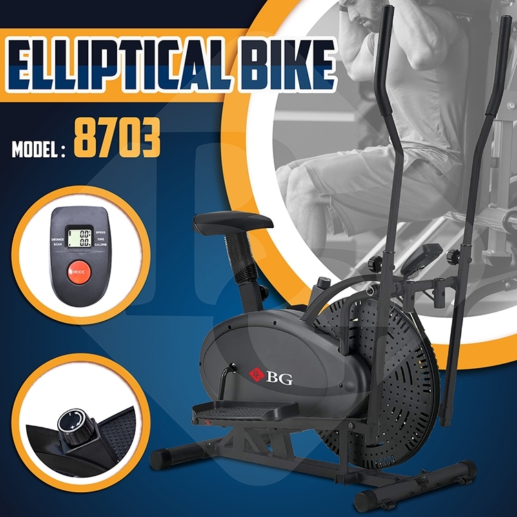 BG Xe đạp tập thể dục tại nhà toàn thân ELLITIPCAL BIKE 8703 (hàng nhập khẩu)