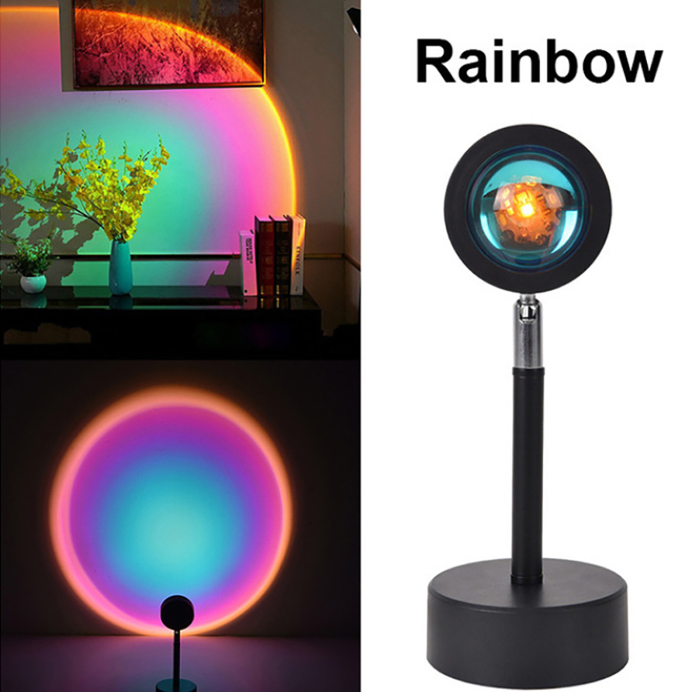 Đèn chiếu hoàng hôn sống ảo tik tok Sunset Lamp loại đèn 4 màu trong 1 cực hot Venado