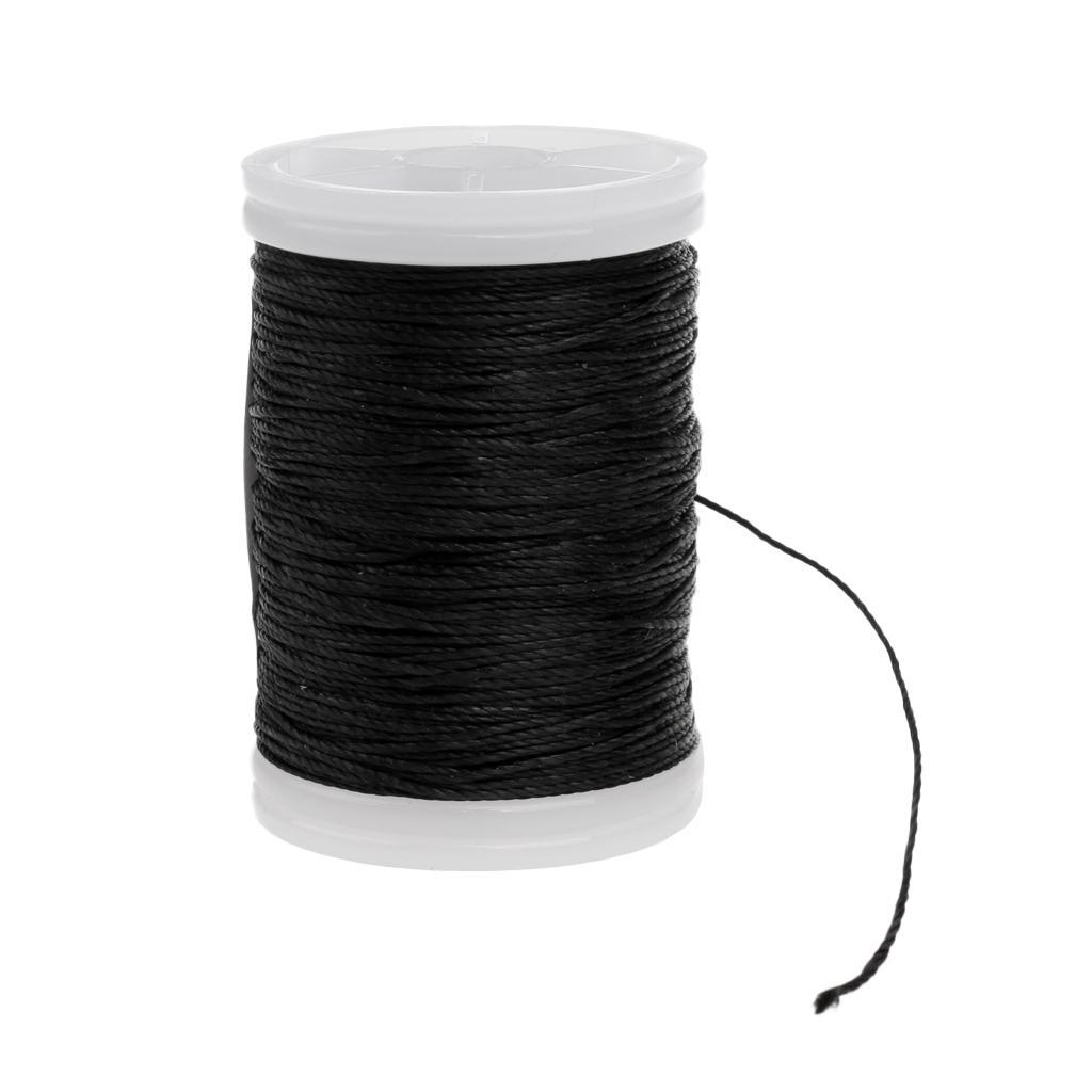 3xFiber Bow String Serving Thread 120m for Bow String Archery Supplies Black