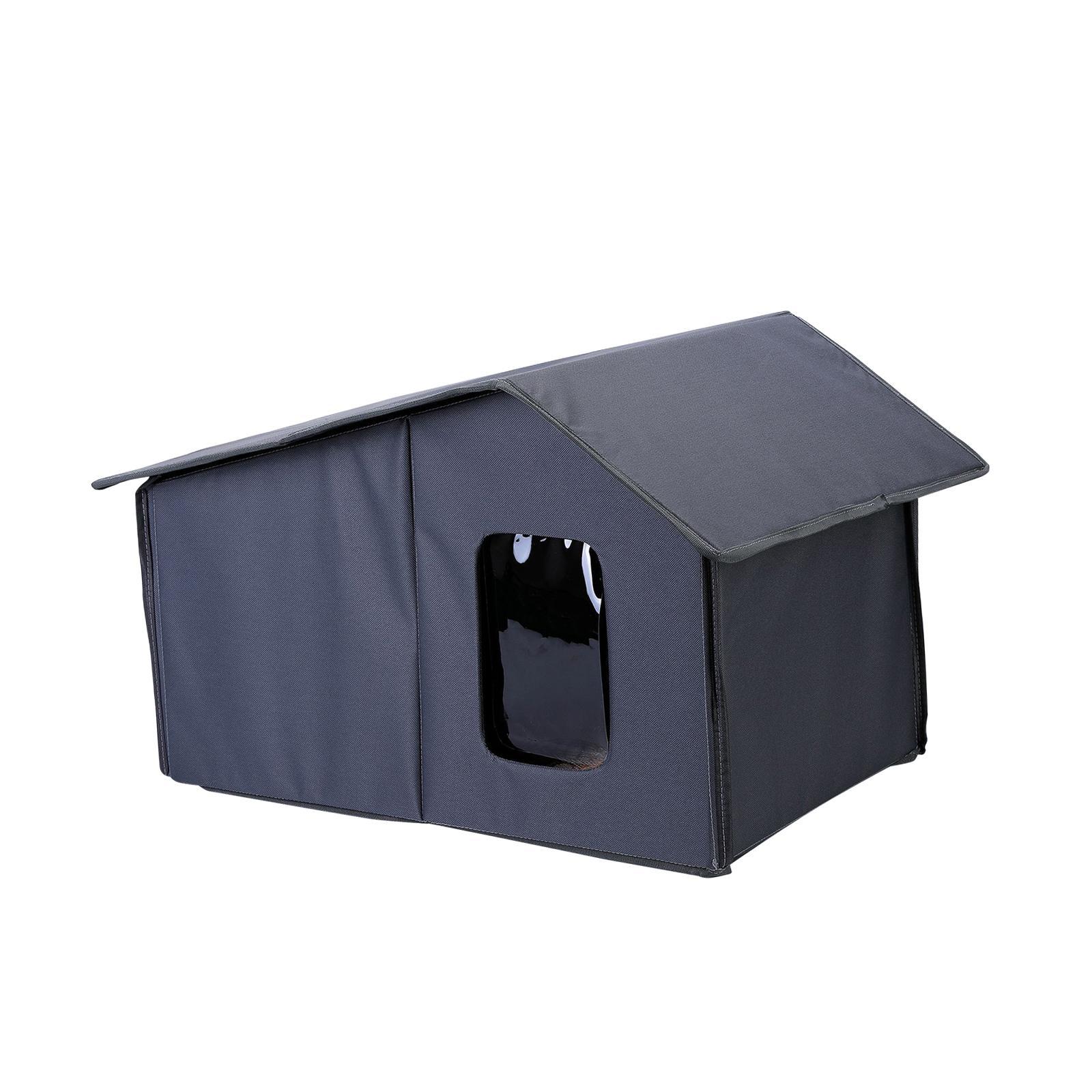 Cat House for Outdoor Detachable Breathable Nest Cozy Non Slip Dog House