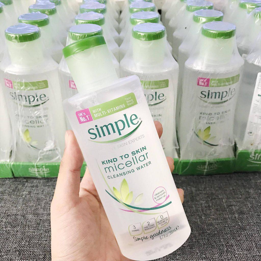 Simple Micellar Cleansing Water - Nước Tẩy Trang 200ml