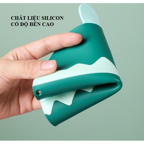 Miếng lót nồi hình Cá silicon chịu nhiệt tốt, Combo 4 miếng lót bằng PVC mềm chống trượt, siêu tiện dụng-GD507-LNoi-Ca