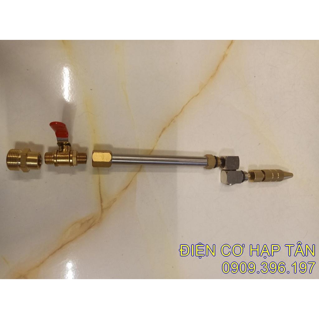 BÉC XỊT RỬA MÁY LẠNH CÁN DÀI…ỔN ĐỊNH THẲNG , CONG , 360, phun thuốc trừ sâu