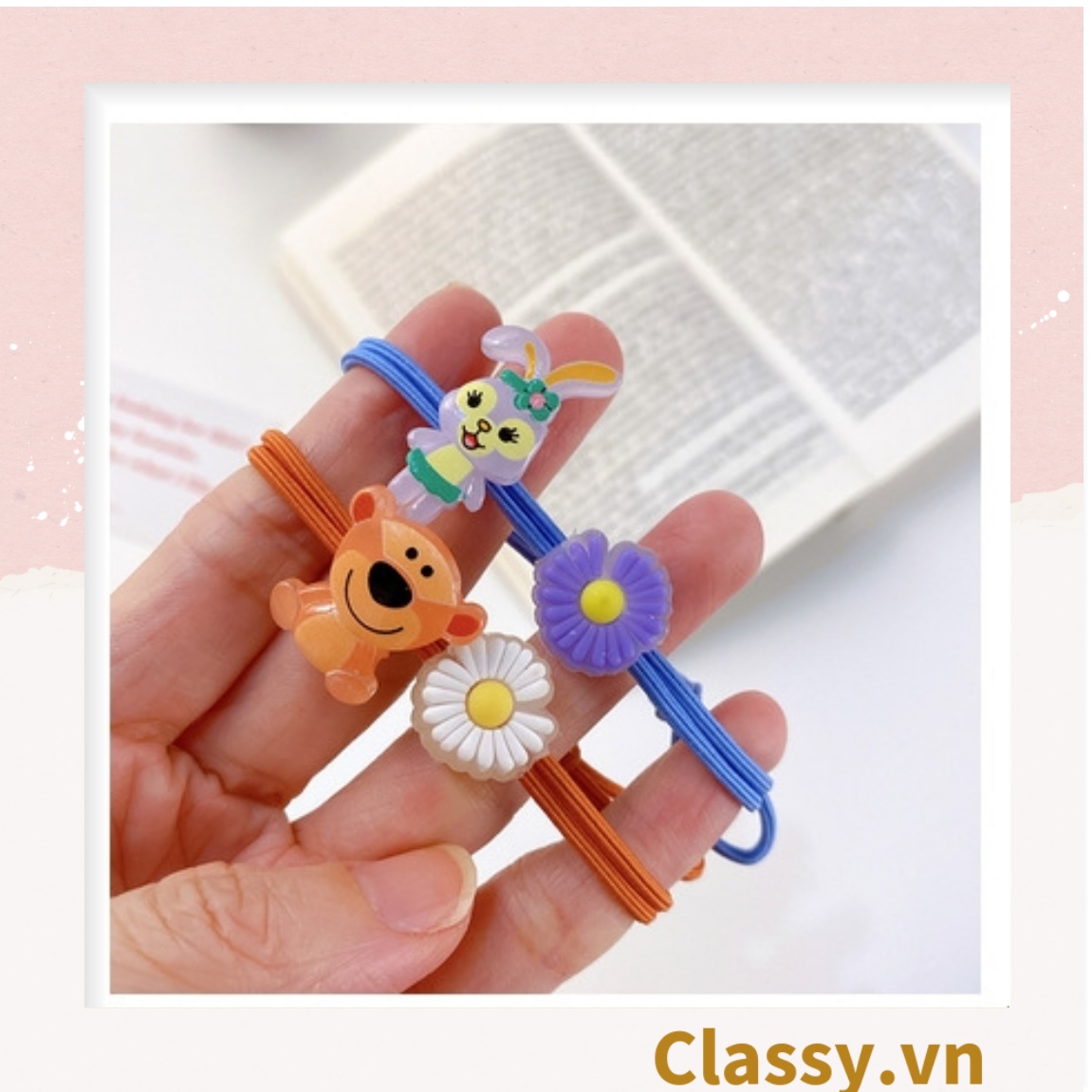 01 dây cột tóc dạ quang phát sáng hình động vật thạch jelly bền chắc giá rẻ, nữ tính PK629