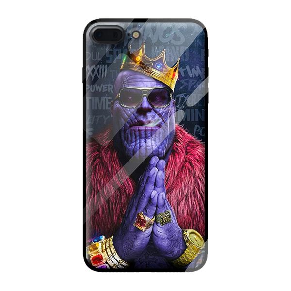 Ốp lưng kính cường lực cho iPhone 8 Plus SIÊU NHÂN - Hàng chính hãng