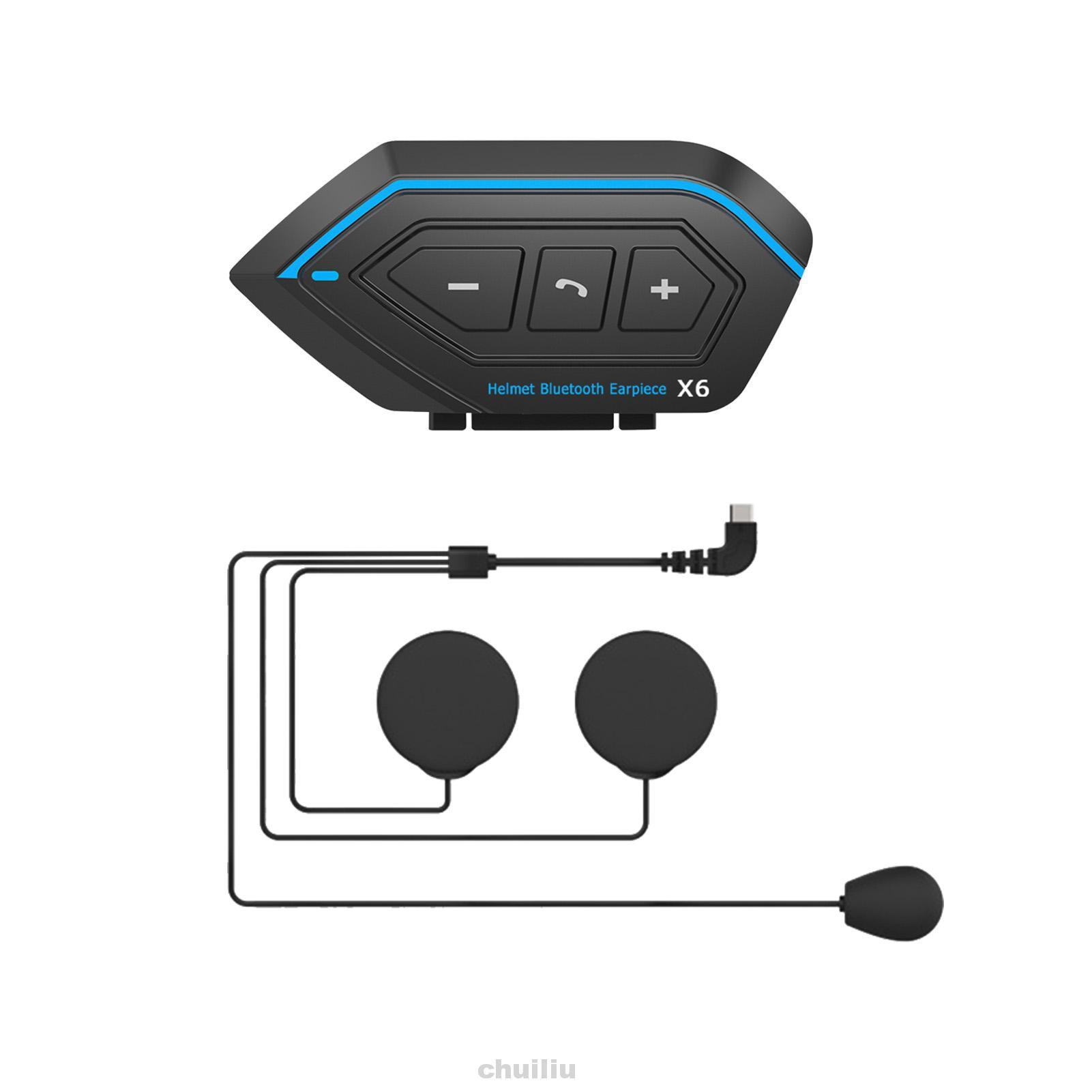 Tai Nghe Bluetooth 5.0 Chống Ồn Gắn Mũ Bảo Hiểm Kèm Phụ Kiện