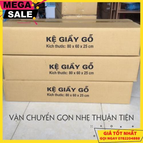 Kệ Giày Bằng Gỗ, A240 Kiểu Đứng 5 Tầng, Cao 80Cm X Rộng 60Cm X Sâu 24Cm, Gỗ Tự Nhiên Được Xử Lý Trống Mối Mọt - Giao Hàng Toàn Quốc