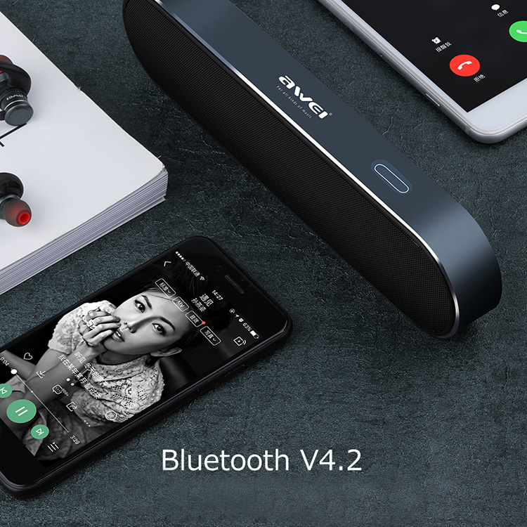 Loa Bluetooth Stereo Awei Y220 - Hàng Chính Hãng