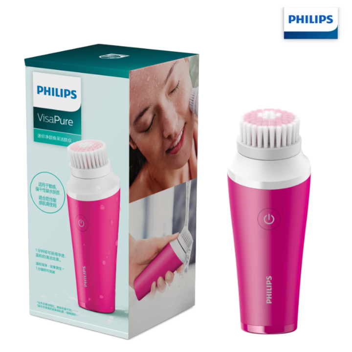 Máy rửa và massage mặt PHILIPS mini VisaPure BSC111-Hàng chính hãng