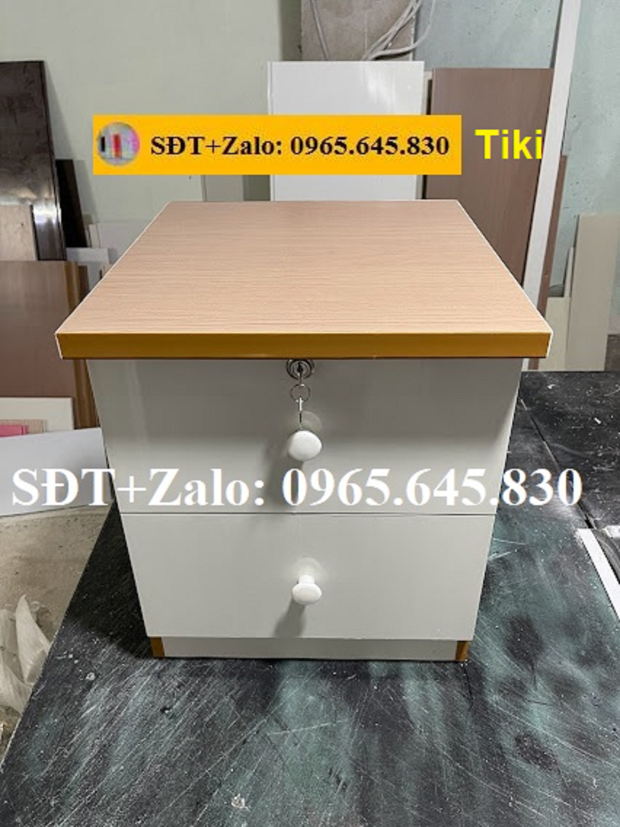 Tủ, Kệ Đầu Giường Nhựa Đài Loan Cao 48cm Ngang 42cm 865