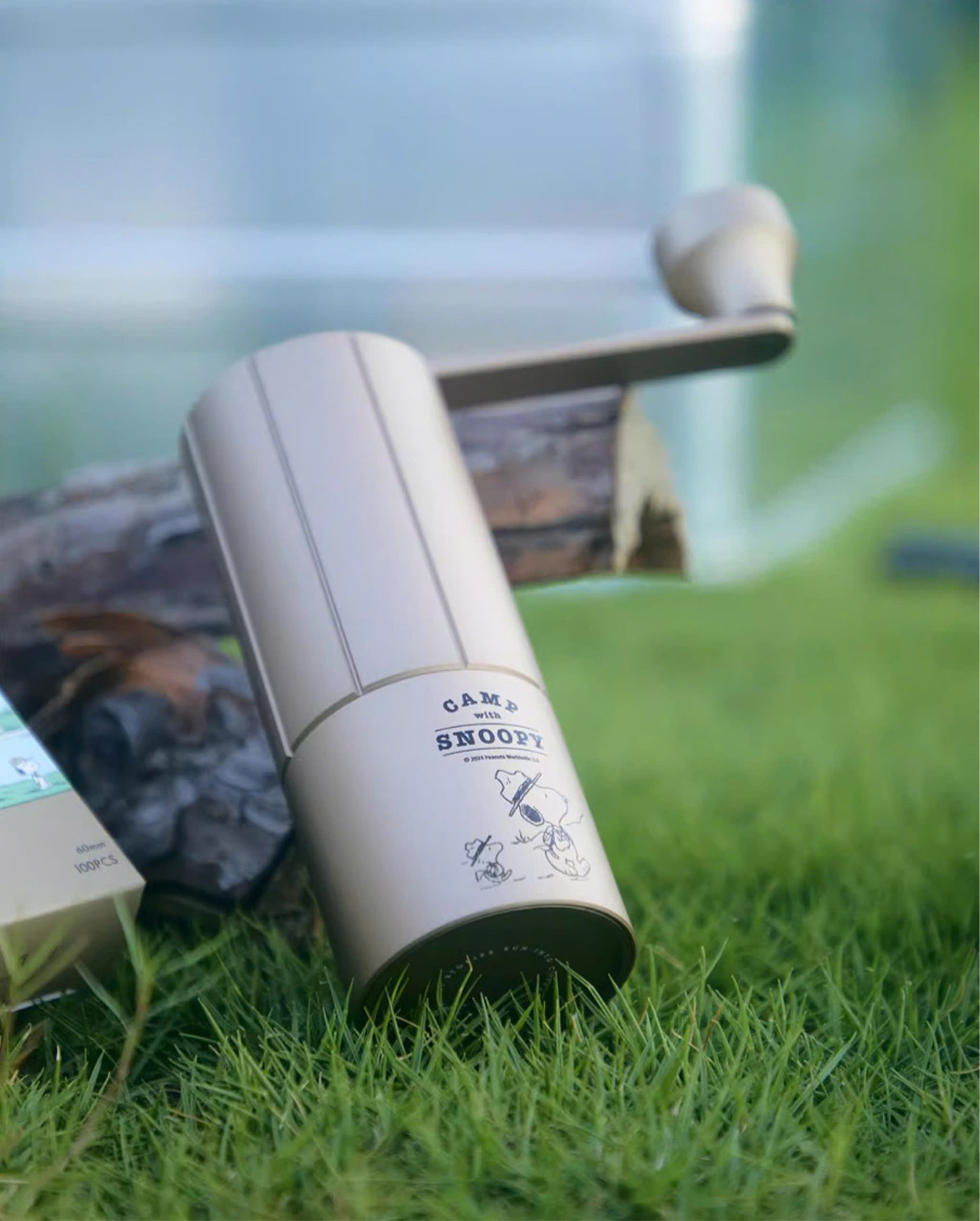 Bộ combo camping pha cà phê moka SNOOPY dã ngoại phượt có thùng Cafede Kona