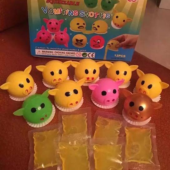 HEO BIẾN THÁI TRỨNG BIẾN THÁI GUDETAMA hút nhả slime kèm gói slam