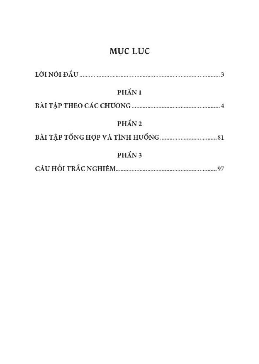 Hệ Thống Bài Tập Và Câu Hỏi Trắc Nghiệp Nguyên Lý Kế Toán (TBLT11) - (Theo Thông Tư Số 99/2025/TT-BTC)