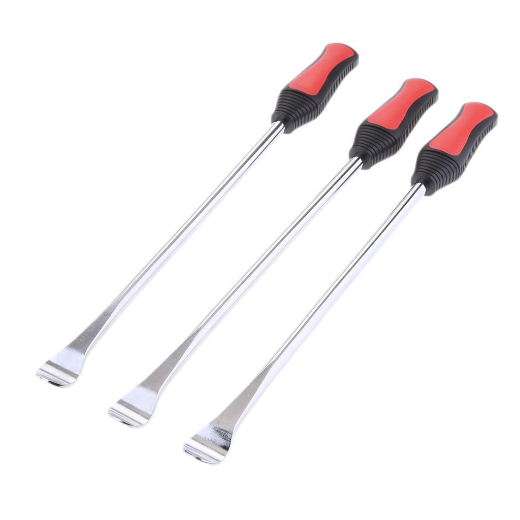 3 Pieces 14.5 inch Tire Spoon Lever Iron Tool Kit Motorcycle Professional Repair DIY