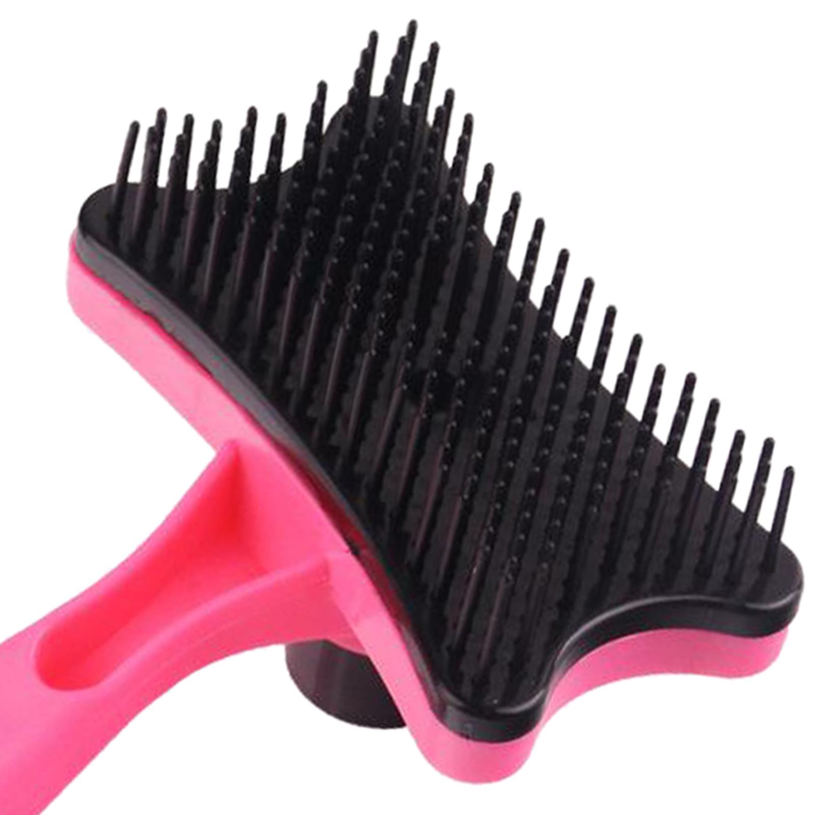 Pet Cat Dog Massage Comb Grooming Hair Removal Shedding Self Cleaning Brush