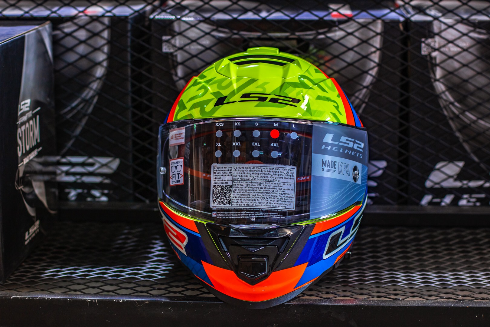 Mũ Bảo Hiểm Fullface Hai Kính LS2 FF800 Storm